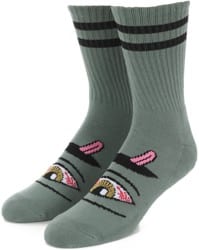 Toy Machine Bloodshot Eye Sock - forest