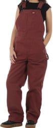 Dickies Women's Duck Canvas Bib Overall Pants - andorra