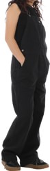 Dickies Women's Duck Canvas Bib Overall Pants - black