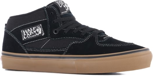 Vans Skate Half Cab Shoes - black/gum/white - view large