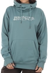 Volcom Women's Riding Hydro Hoodie - arctic blue