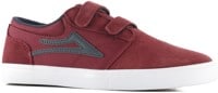 Lakai Kids Griffin Skate Shoes - burgundy/navy suede