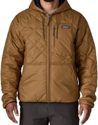 Patagonia Diamond Quilt Bomber Hoody Jacket - deer brown
