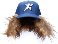 Carpet C-Star Fur Snapback Hat - dark denim