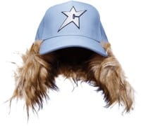 Carpet C-Star Fur Snapback Hat - light denim