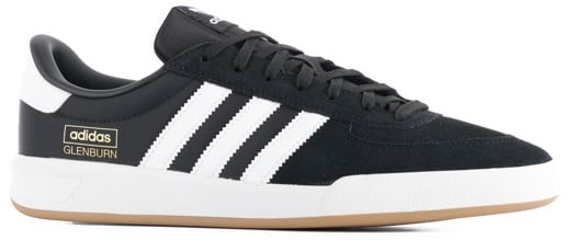 Adidas Glenburn Skate Shoes - core black/footwear white/gum4 - view large