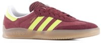 Adidas PUIG Samba Skate Shoes - maroon/semi solar yellow/shadow red