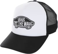 Vans Classic Patch Curved Bill Trucker Hat - black/white