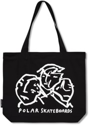 Polar Skate Co. Lunch Doodle Tote Bag - black