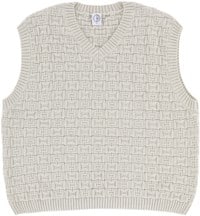 Polar Skate Co. Alex Vest Sweater - heather beige grey