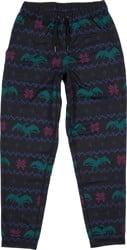 Airblaster Transit Fleece Pant - teal terry xmas