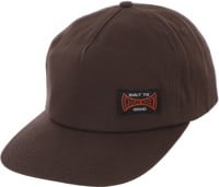 Independent Built To Grind Snapback Hat - chocolate