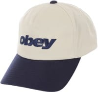 Obey Delta Snapback Hat - navy multi