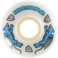 Powell Peralta Hoefler Nano Rats AV1 Narrow Ride Patch Skateboard Wheels - off white (97a)
