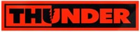 Thunder Bolts MD Sticker - red