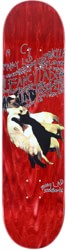 Fancy Lad Cats Feeding 8.1 Skateboard Deck - red