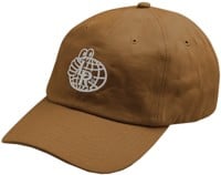 Last Resort AB Atlas Strapback Hat - golden brown/white