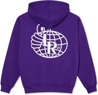 Last Resort AB Atlas Monogram Hoodie - heliotrope/white