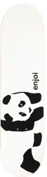 Enjoi Whitey Panda 7.75 Skateboard Deck - white