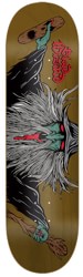 Blood Wizard Flying Wizard 8.0 Skateboard Deck - brown