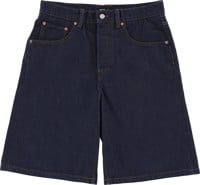 Vans LX Check-5 Baggy Denim Shorts - dark rinse