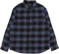 Vans Lawson Plaid Flannel Shirt - black/true navy