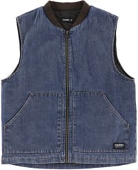 Theories Dakota Denim Vest Jacket - denim blue