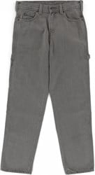Dickies 1993 Regular Tapered Carpenter Jeans - grey wash tinted