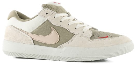 Nike SB Force 58 Skate Shoes - coconut milk/linen-neutral olive-univ red - view large