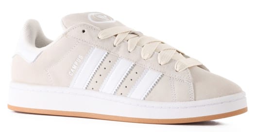 Adidas Campus 00s Shoes - wonder white/footwear white/gum2 - view large