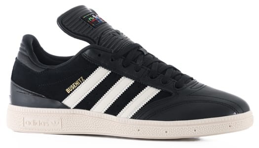 Adidas Busenitz Pro Skate Shoes - core black/chalk white/gold metallic - view large