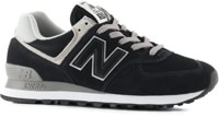 New Balance Women's 574 Shoes - black/white