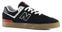 New Balance Numeric 574V (WIDE) Skate Shoes - black/white