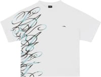 Lakai Boxy Tee Signature Print T-Shirt - white washed