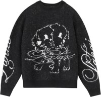 Lakai Cerberus Brushed Acrylic Sweater - black