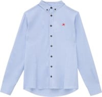 Lakai Longsleeve Button Down L/S Shirt - white/blue stripe