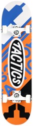 Tactics 7.5 Logo Complete Skateboard - logo collage