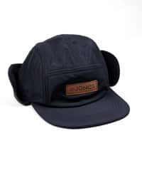 Jones Denali Recycled Fleece Earflap 5-Panel Hat - stealth black