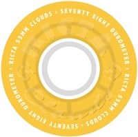 Ricta Cloud Cruiser Skateboard Wheels - transparent citrus white (78a)