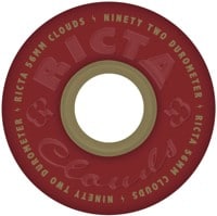 Ricta Clouds 92a Skateboard Wheels - maroon gold (92a)