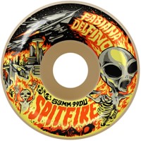 Spitfire Fabiana Invasion Formula Four Conical Full Skateboard Wheels - natural (99d)