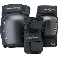 ProTec Street Adult 3 Pack Pad Set - black