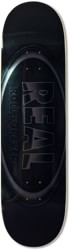 Real DBX Oval Skateboard Deck - silver foil